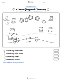 Climate (Regional Climates) printable worksheet preview