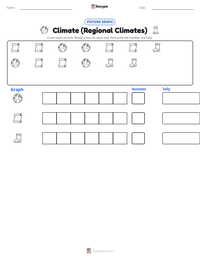 Climate (Regional Climates) printable worksheet preview