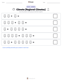 Climate (Regional Climates) printable worksheet preview