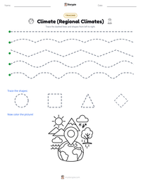 Climate (Regional Climates) printable worksheet preview