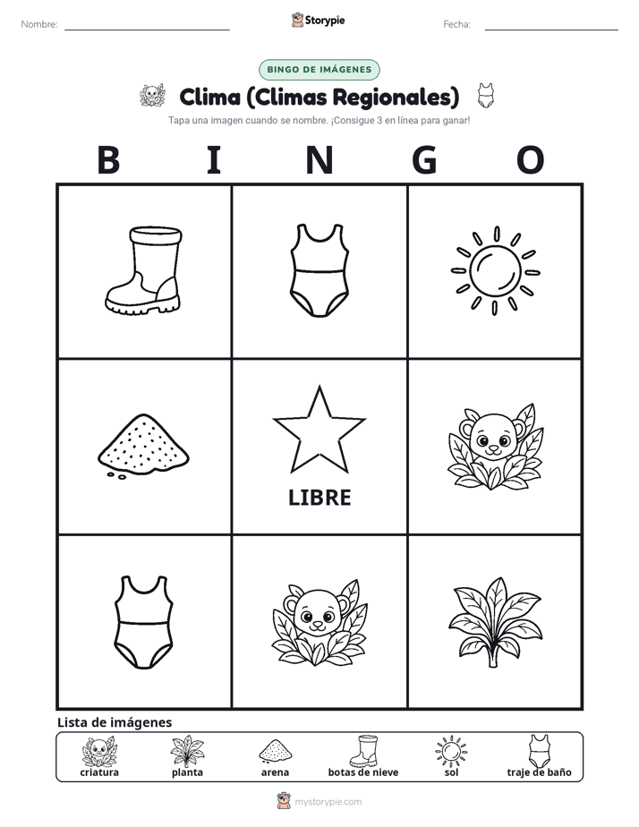 Bingo de Imágenes