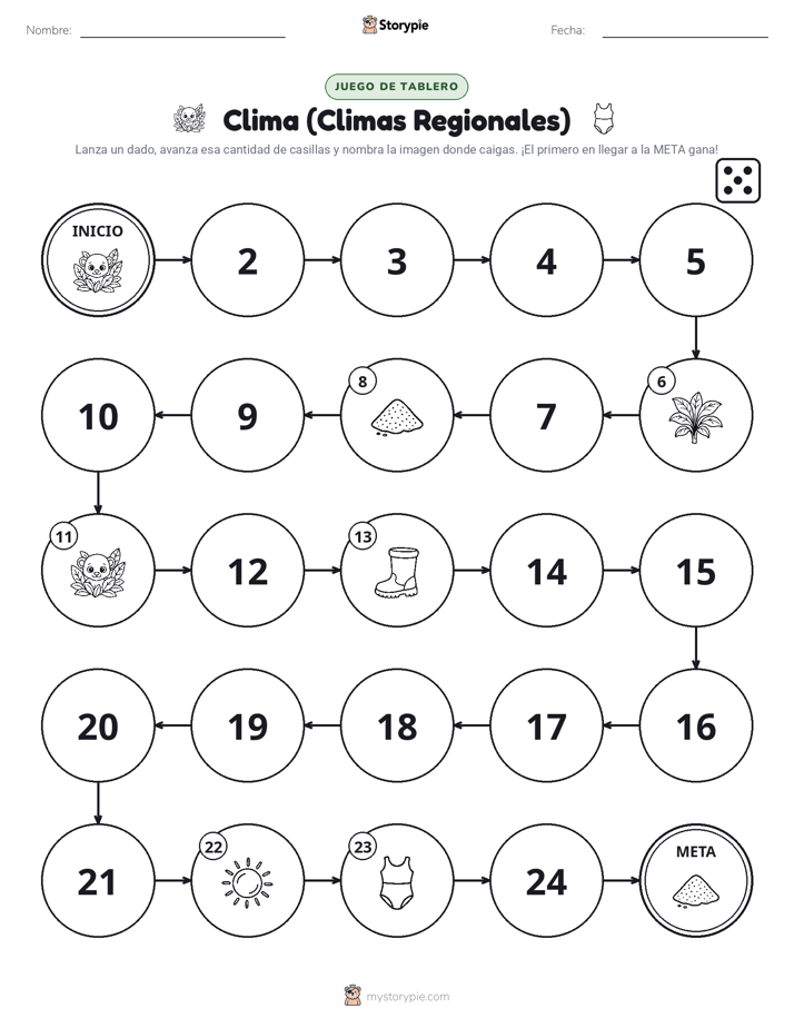 Juego de Rueda y Avanza