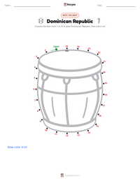 Dominican Republic printable worksheet preview