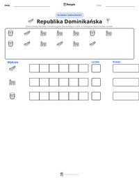 Podgląd drukowalnego arkusza ćwiczeń Republika Dominikańska
