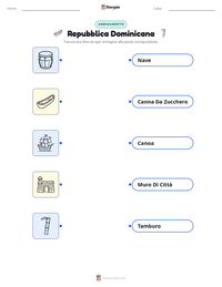 Anteprima della scheda stampabile di Repubblica Dominicana