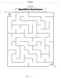 Anteprima della scheda stampabile di Repubblica Dominicana