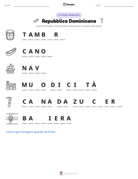 Anteprima della scheda stampabile di Repubblica Dominicana