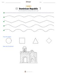Dominican Republic printable worksheet preview