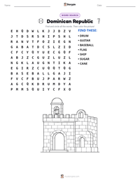 Dominican Republic printable worksheet preview