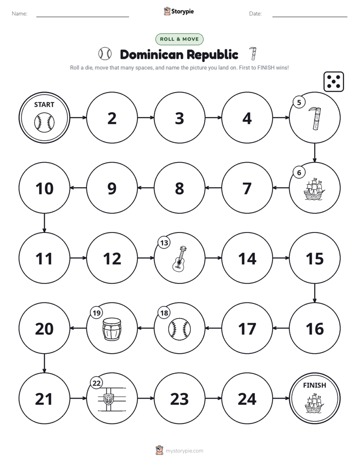 Roll & Move Game