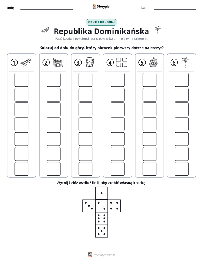Rzuć i koloruj