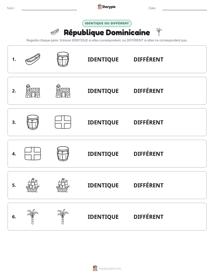 Identique ou Différent