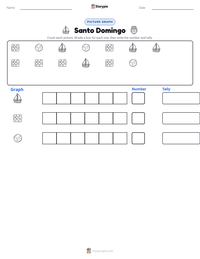 Santo Domingo printable worksheet preview