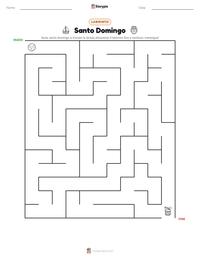 Anteprima della scheda stampabile di Santo Domingo