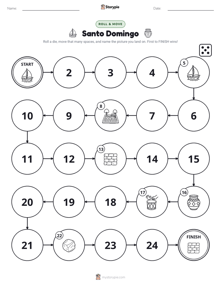 Roll & Move Game