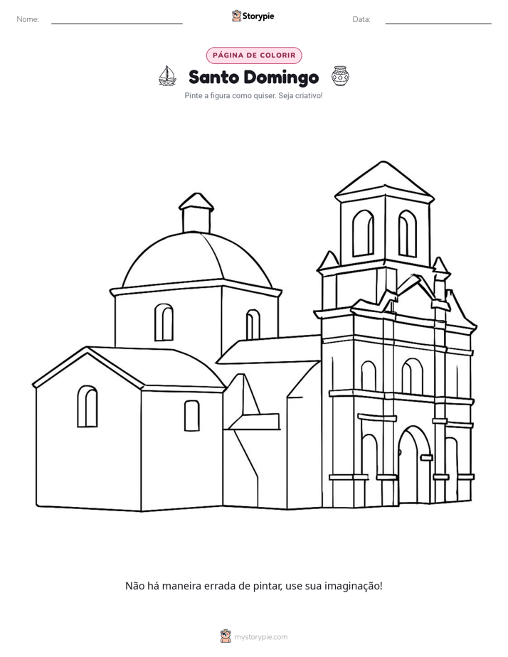 Página para colorir