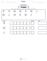 Cricket printable worksheet preview