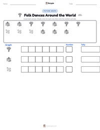 Folk Dances Around the World printable worksheet preview