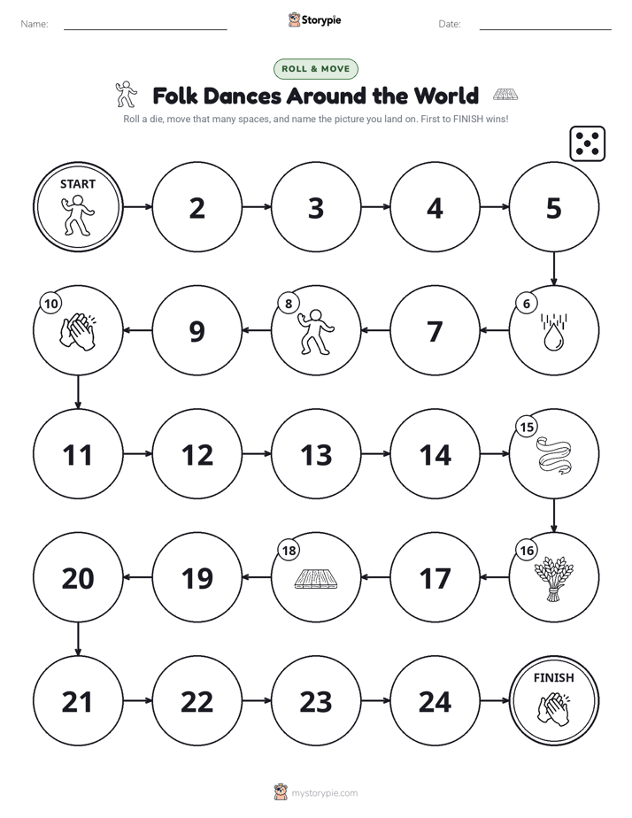Roll & Move Game