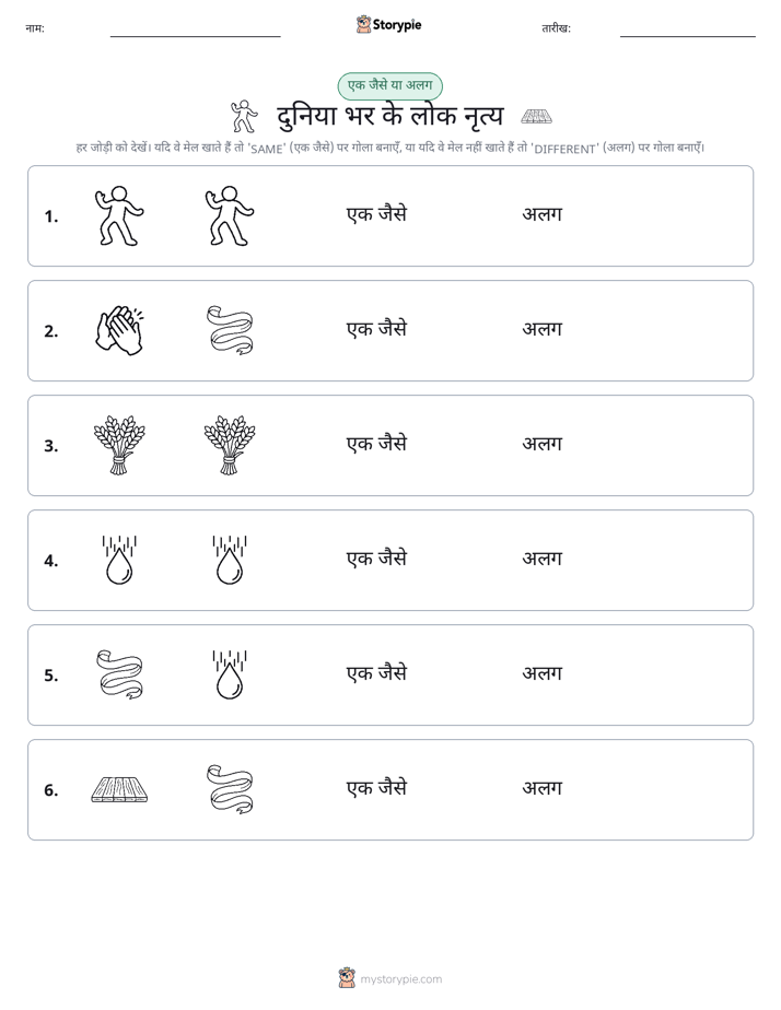 समान या भिन्न