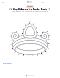 King Midas and the Golden Touch printable worksheet preview