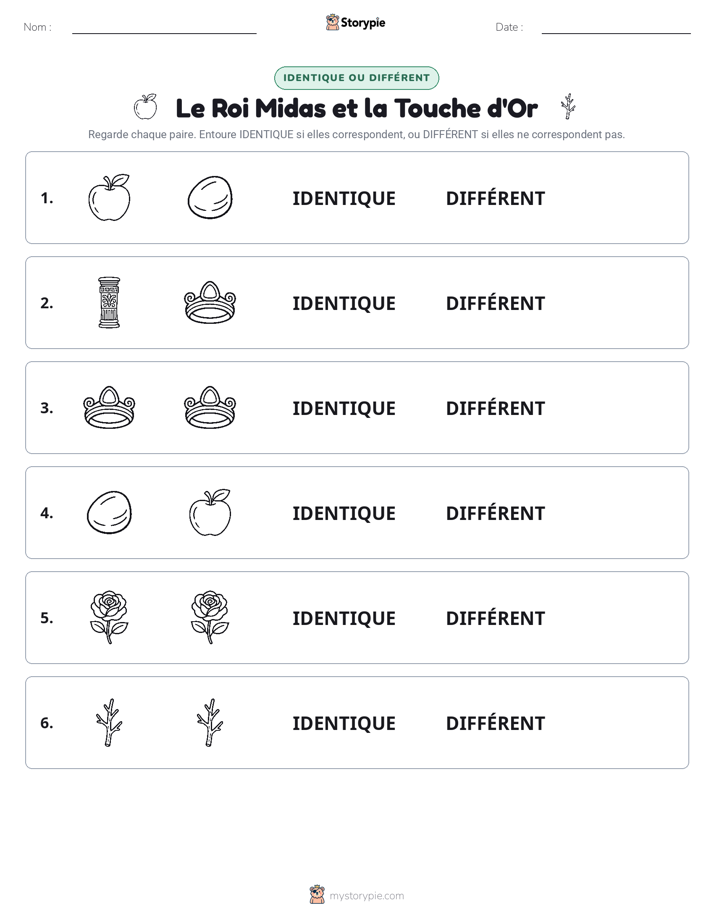 Identique ou Différent