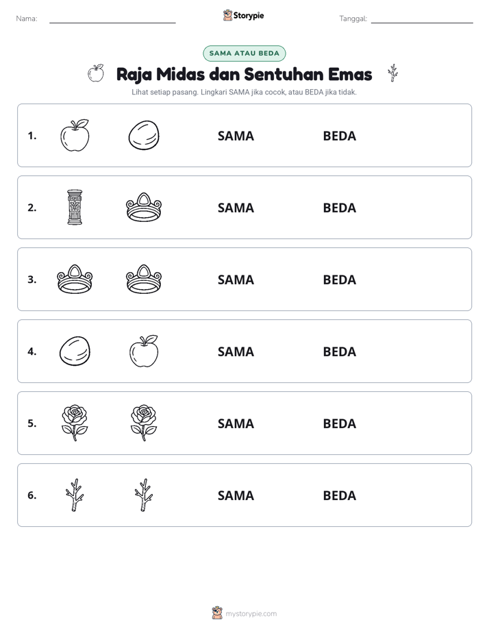 Sama atau Berbeda