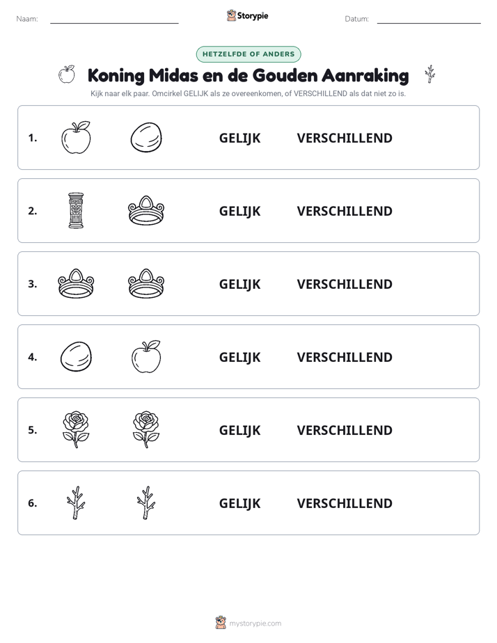 Zelfde of Verschillend