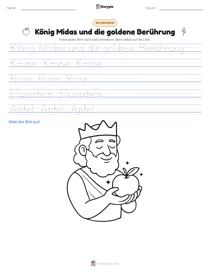 Schreibübung