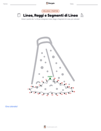 Anteprima della scheda stampabile di Linee, Raggi e Segmenti di Linea