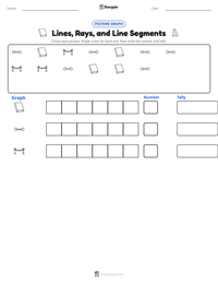 Lines, Rays, and Line Segments printable worksheet preview