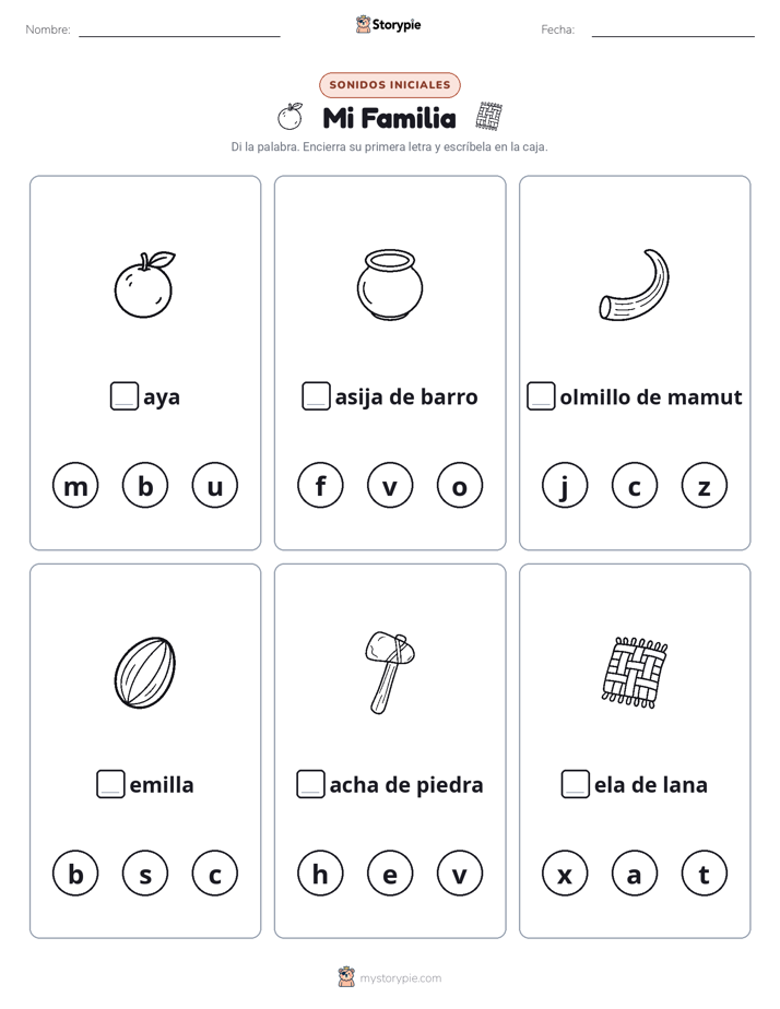 Sonidos Iniciales