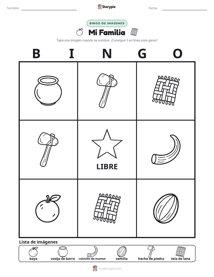 Bingo de Imágenes