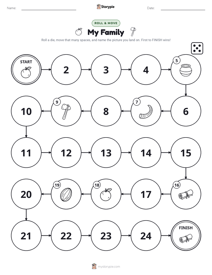 Roll & Move Game