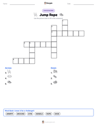 Jump Rope printable worksheet preview