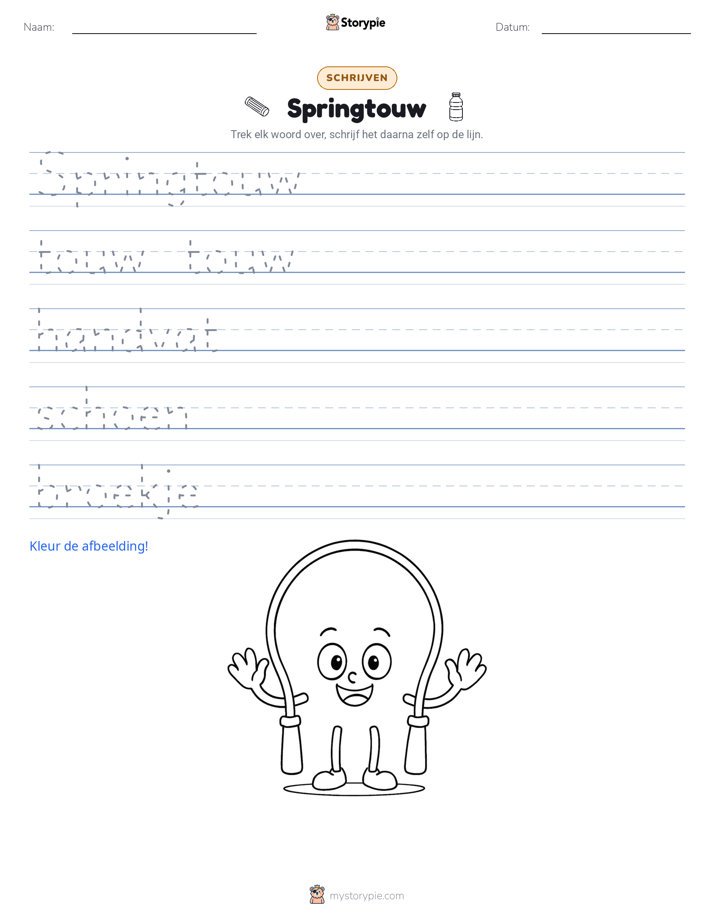 Schrijf Oefening