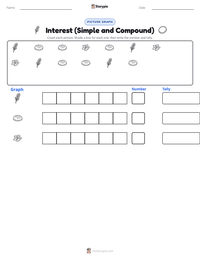 Interest (Simple and Compound) printable worksheet preview