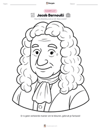 Jacob Bernoulli afdrukbare werkblad voorbeeld