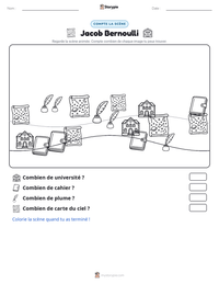 Aperçu de la feuille de travail imprimable Jacob Bernoulli