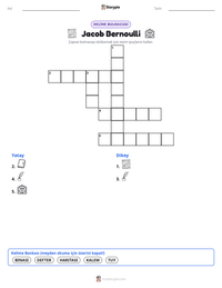 Jacob Bernoulli yazdırılabilir çalışma sayfası önizlemesi