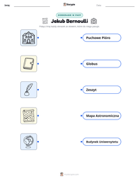 Podgląd drukowalnego arkusza ćwiczeń Jakub Bernoulli