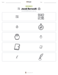 Jacob Bernoulli printable worksheet preview