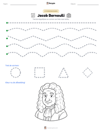 Jacob Bernoulli afdrukbare werkblad voorbeeld