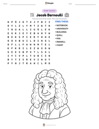 Jacob Bernoulli printable worksheet preview