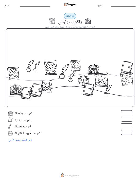 مشهد العد