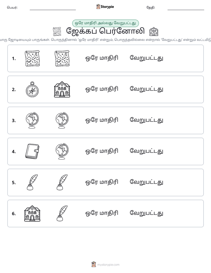 அதே அல்லது மாறுபட்டது