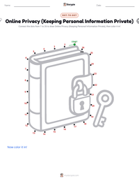 Online Privacy (Keeping Personal Information Private) printable worksheet preview
