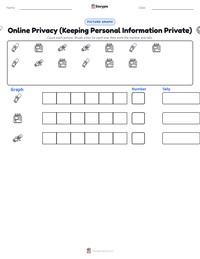 Online Privacy (Keeping Personal Information Private) printable worksheet preview