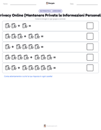 Anteprima della scheda stampabile di Privacy Online (Mantenere Private le Informazioni Personali)