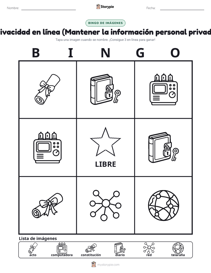 Bingo de Imágenes